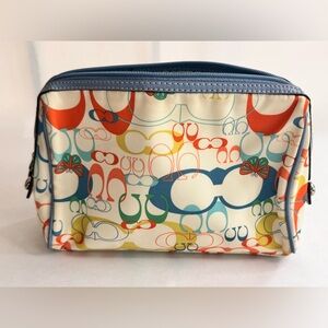 Coach Op Art Y2K Signature Butterfly Cosmetic Bag